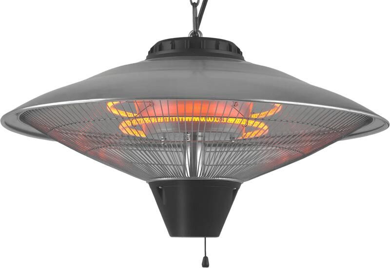 EUROM Partytentheater 2100 Hangende terrasverwarmer Grijs Elektrisch
