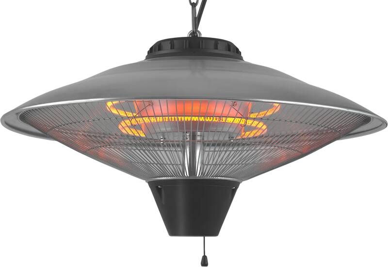 EUROM Partytentheater 2100 Hangende terrasverwarmer Grijs Elektrisch