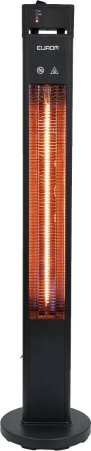 Eurom Q-tower 2000 RCD Terrasverwarmer elektrisch Kunststof Zwart