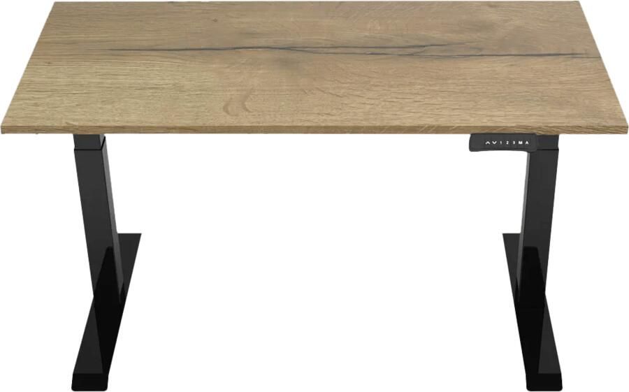 Euroseats Elektrisch Zit Sta Bureau 160 x 80 Zwart Eiken