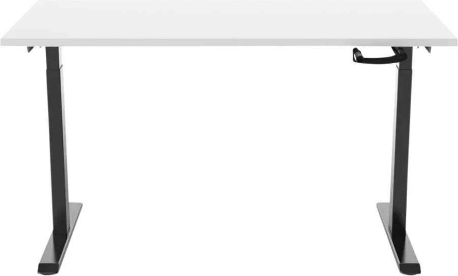 Euroseats Handslinger Zit Sta Bureau 120 x 80 Zwart Wit