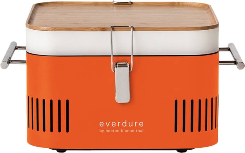 Praxis Everdure Cube Houtskool Barbecue Oranje 38 4x31 6x22 4cm