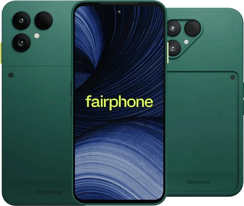 Fairphone 6+ 256GB Groen 5G + Back Cover Groen
