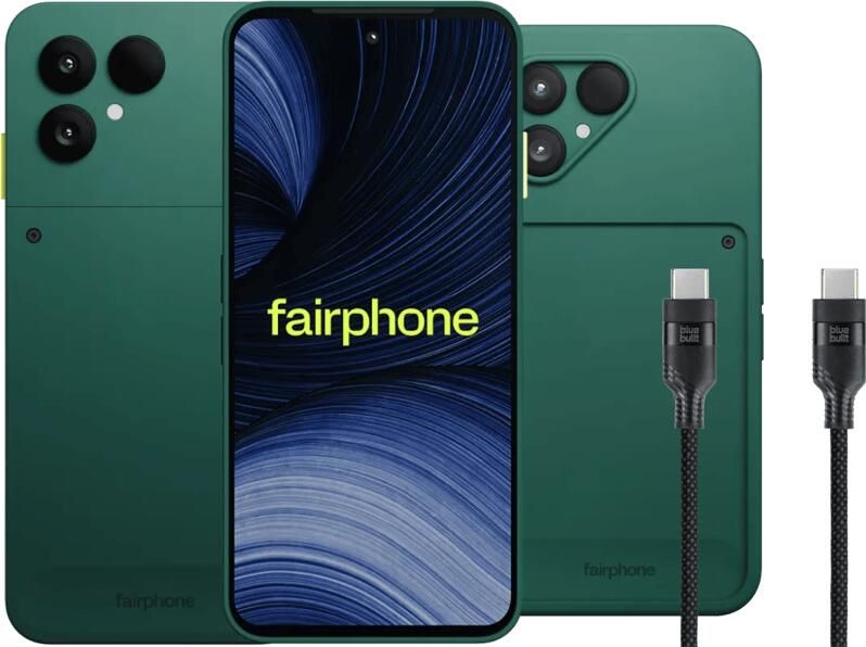Fairphone 6+ 256GB Groen 5G + Basis Accessoirepakket