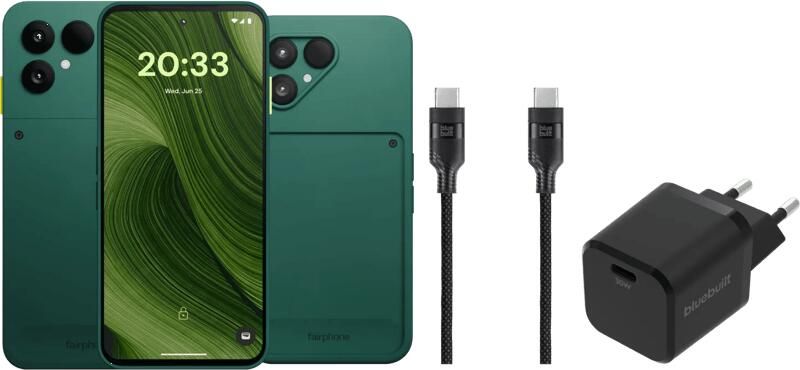 Fairphone 6 256GB Groen 5G + Compleet Accessoirepakket