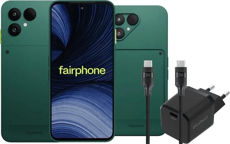 Fairphone 6+ 256GB Groen 5G + Compleet Accessoirepakket