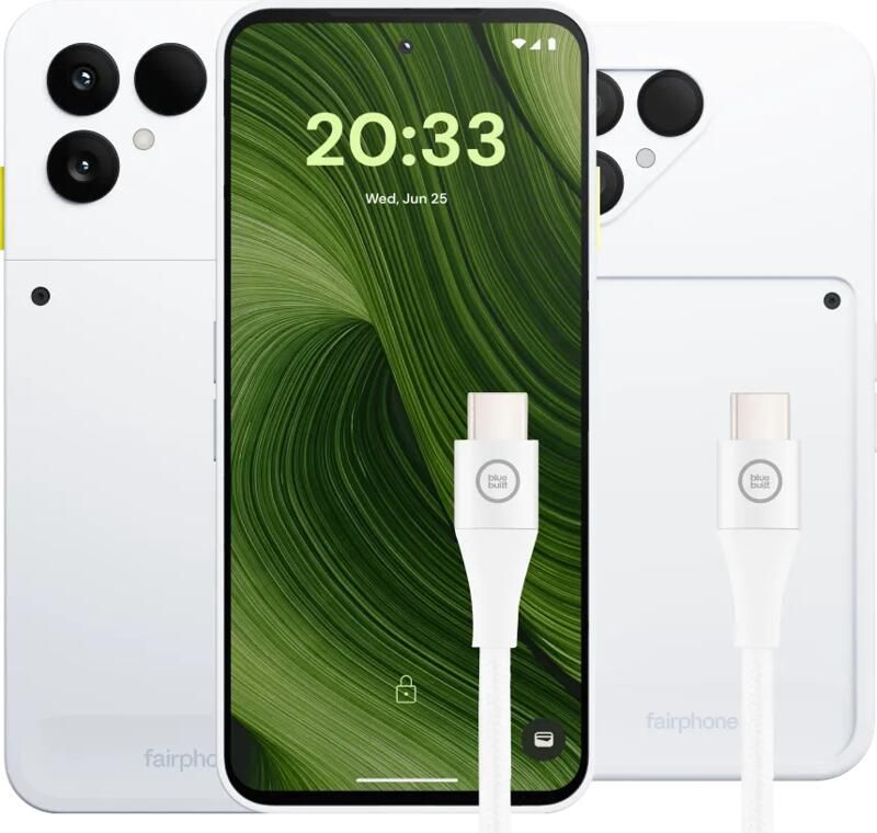 Fairphone 6 256GB Wit 5G + Accessoirepakket