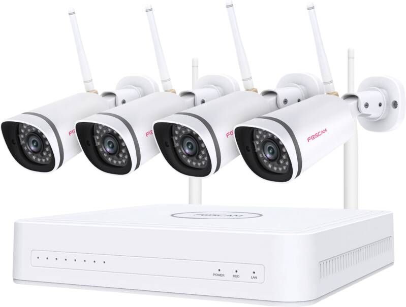 Foscam FN7108W-B4-1T 2MP Full HD WiFi beveiligingsset