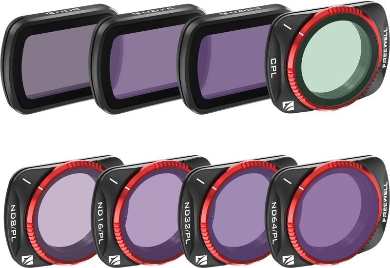 Freewell DJI Osmo Pocket 3 Filters All Day 8 Pack