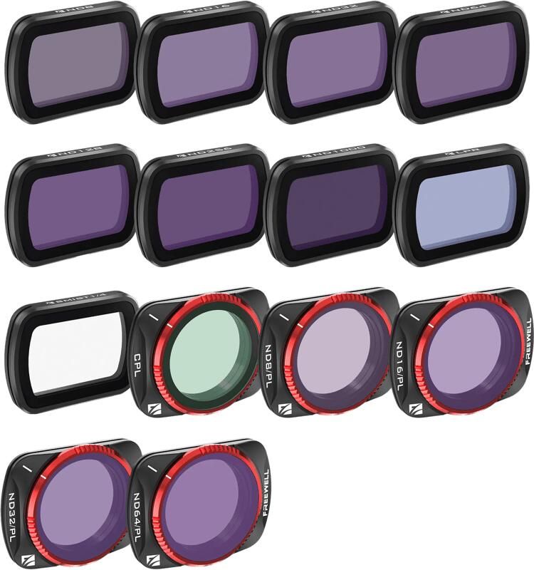 Freewell DJI Osmo Pocket 3 Filters Mega Kit 14 Pack
