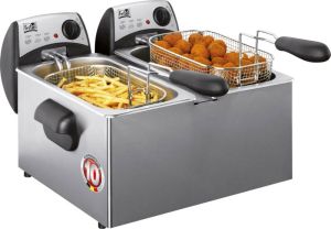Fritel FR 1355 Frituurpan friteuse duo 2x3l + 2x2200W