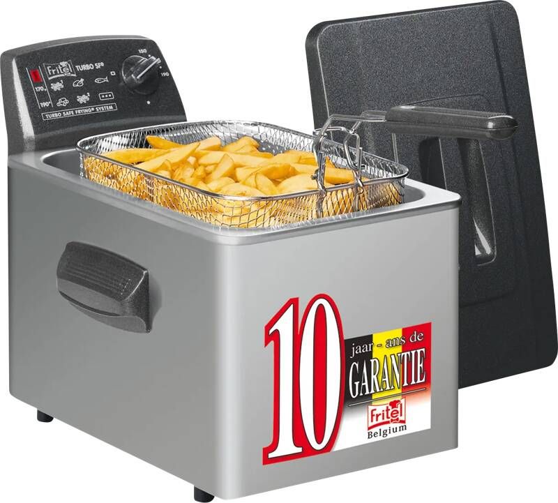 Fritel Turbo SF 4551- Frituurpan friteuse 5L + 3000W ook voor vast vet