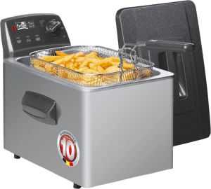 Fritel Turbo SF 4551- Frituurpan friteuse 5L + 3000W ook voor vast vet