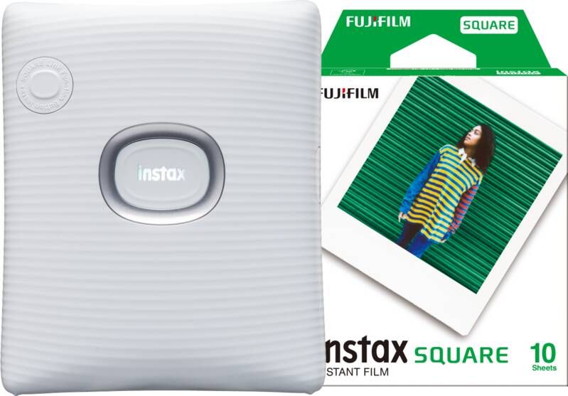 Fujifilm Instax Square Link White + Instax Film Square WW1 (10 stuks)