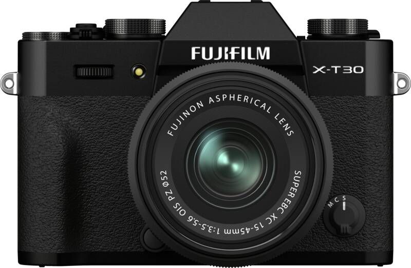 Fuji film X-T30 II Zwart + XC 15-45mm F3.5-5.6 OI | Systeemcamera's | 4547410471021