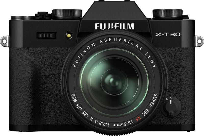 Fuji film X-T30 II Zwart + XF 18-55mm F2.8-4 R LM OIS | Systeemcamera's | 4547410470994