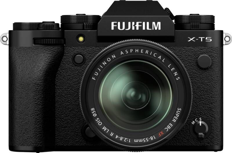 Fuji film X-T5 Zwart + XF18-55mm F2.8-4 R LM OIS | Systeemcamera's | Fotografie Camera s | 4547410486742
