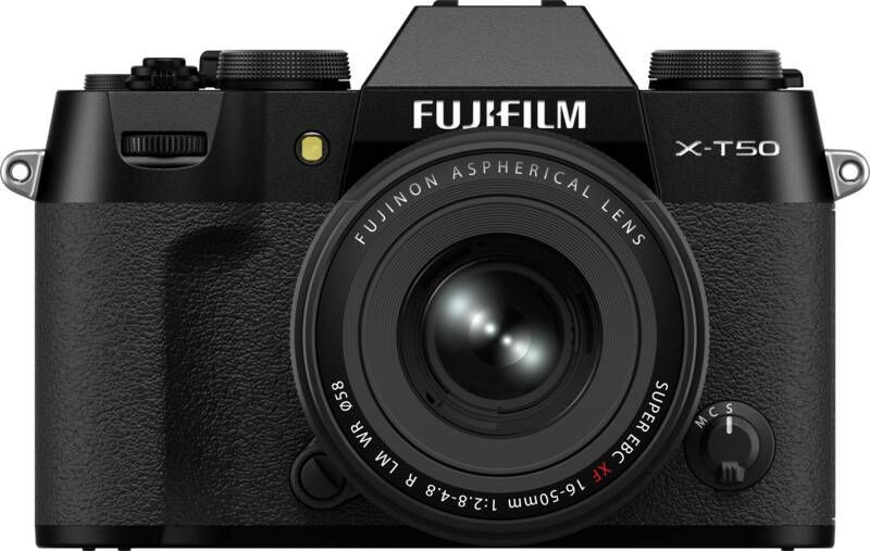 Fuji film X-T50 + XF 16-50mm Zwart | Camera aanbiedingen | Fotografie Camera s | 4547410533712