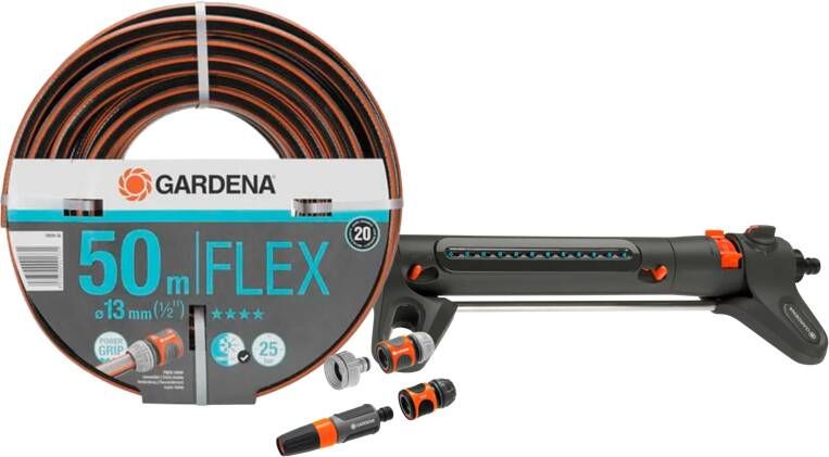 Gardena Comfort FLEX 50m Small Sproeierpakket