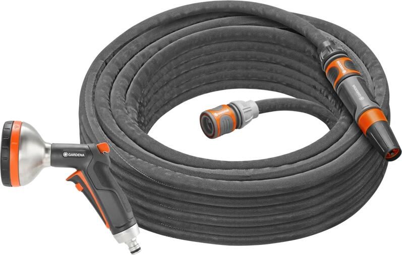 Gardena Textielslang Liano Life 15m Set + Premium Broes Metaal