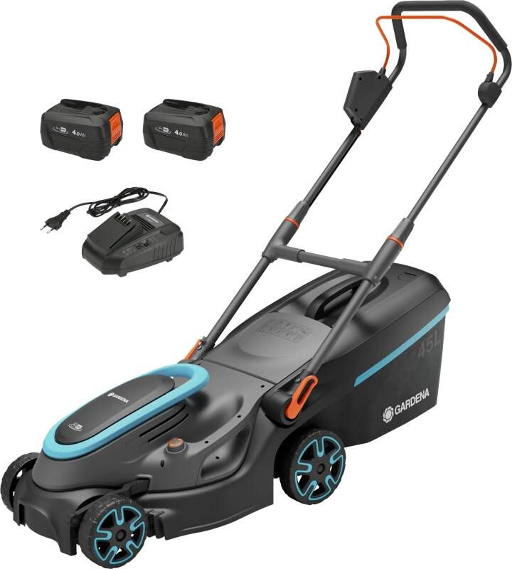 GARDENA PowerMax 32 18V P4A Read Grasmaaier Accu Incl. oplader 18 V Snijbreedte max. 320 mm