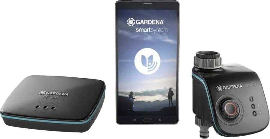 GARDENA Smart Water Control set Besproeiingscomputer 1min tot 10u 6 Besproeiingen Per Dag