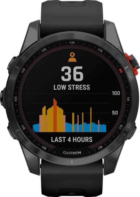 Garmin Fenix 7S Solar Zwart