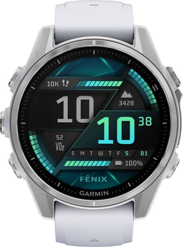 Garmin Fenix 8 43mm Wit | Smartphones tablets en meer | 0753759337971