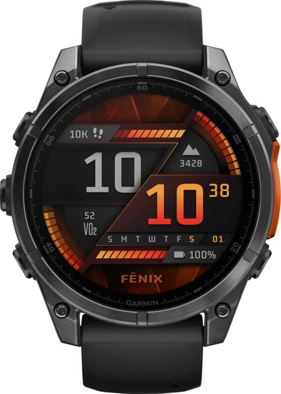 Garmin Fenix 8 47mm Zwart | Smartphones tablets en meer | 0753759338060