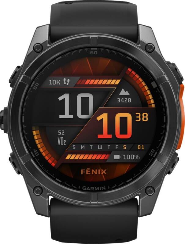 Garmin Fenix 8 51mm Zwart | Smartphones tablets en meer | 0753759338152