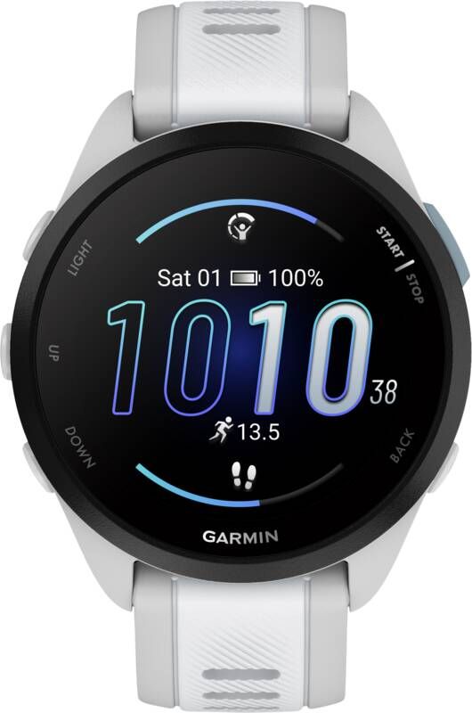 Garmin ForeRunner 165 GPS Mist Grey White | Sporthorloges | Telefonie&Tablet Smartwatches | 0753759326609