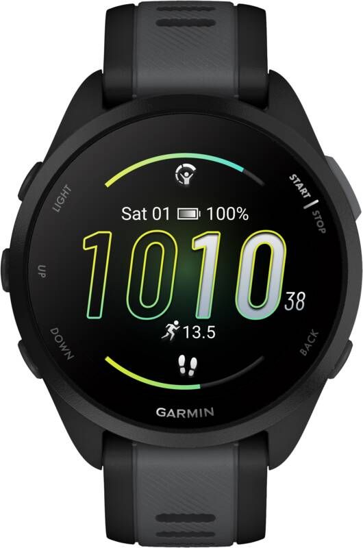 Garmin ForeRunner 165 GPS Black Slate Grey | Sporthorloges | Telefonie&Tablet Smartwatches | 0753759326593