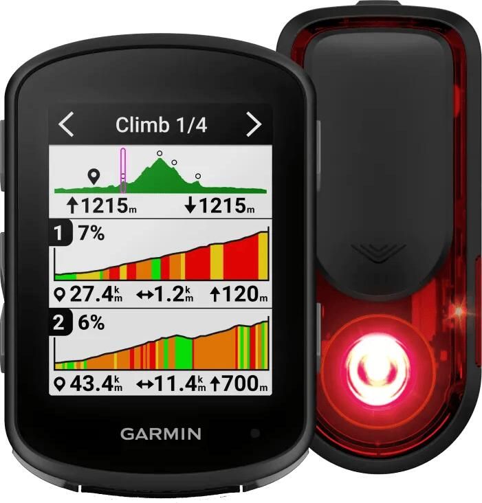 Garmin Edge 540 + Varia RearVue 820 Radar Achterlicht