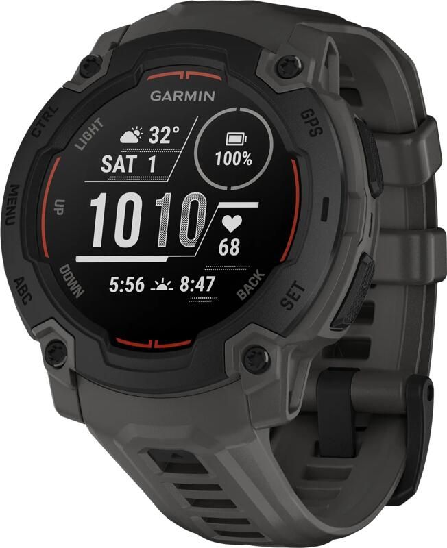 Garmin Instinct E 45mm Zwart Grijs