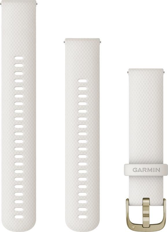 Garmin Siliconen Bandje Crème Goud 20mm