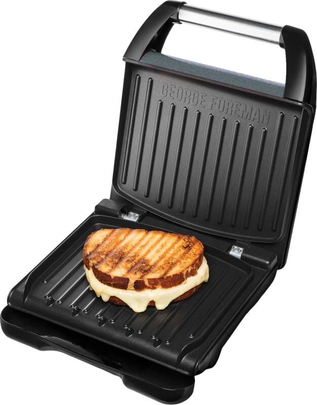 George Foreman 25041-56 Steel Grill Family Contactgrill Grijs