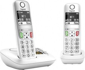 Gigaset A605A duo draadloze huis telefoon met antwoordapparaat wit