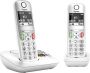 Gigaset A605A duo draadloze huis telefoon met antwoordapparaat wit - Thumbnail 1