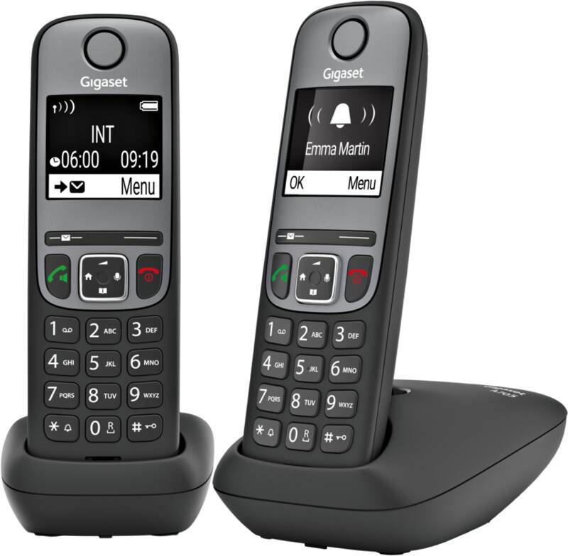 Gigaset A705 Duo Zwart | Vaste telefoons | Telefonie&Tablet Bel&SMS | 4250366867489