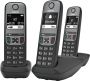 Gigaset A705 Trio Zwart | Vaste telefoons | Telefonie&Tablet Bel&SMS | 4250366867496 - Thumbnail 1