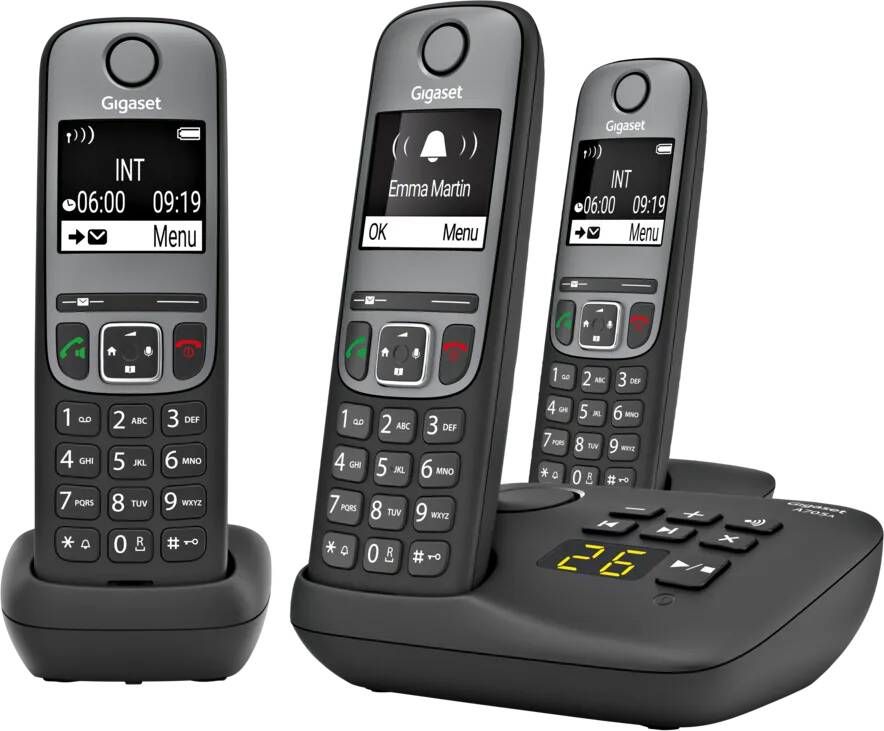 Gigaset A705A trio draadloze huis telefoon met antwoordapparaat