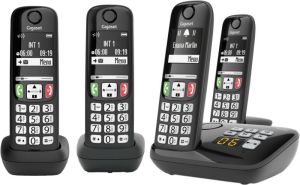 Gigaset A735A quattro draadloze huis telefoon met antwoordapparaat