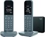Gigaset CL390AR duo draadloze huis telefoon met antwoordapparaat donkergrijs - Thumbnail 1