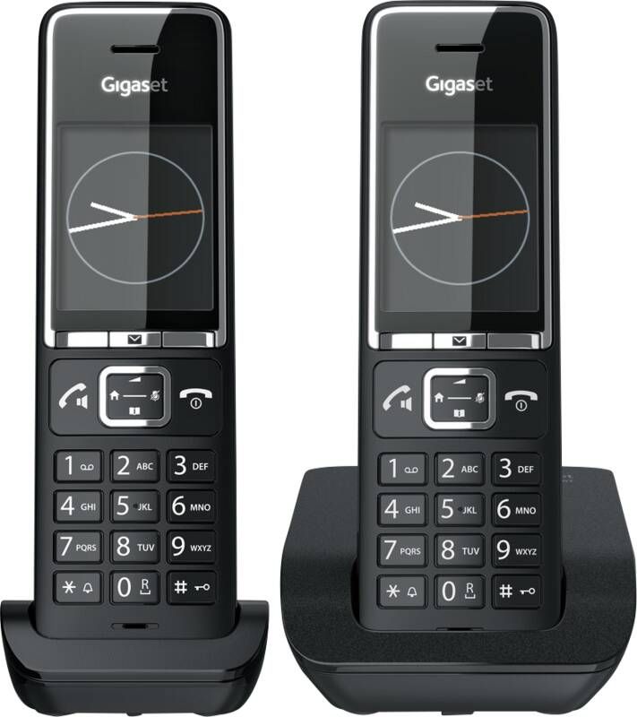 Gigaset Comfort 550 Duo Zwart | Vaste telefoons | Telefonie&Tablet Bel&SMS | 4250366866222