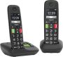 Gigaset E290AR DUO telefoon zwart handsfree babyfoon - Thumbnail 1