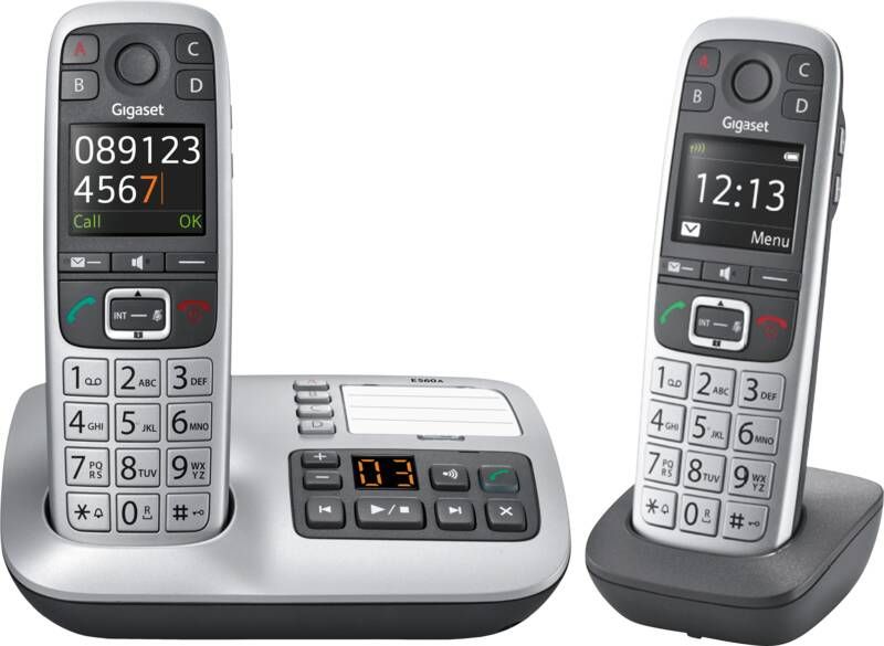 Gigaset E560 answering machine 2 piece | Vaste telefoons | Telefonie&Tablet Bel&SMS | 4250366850269