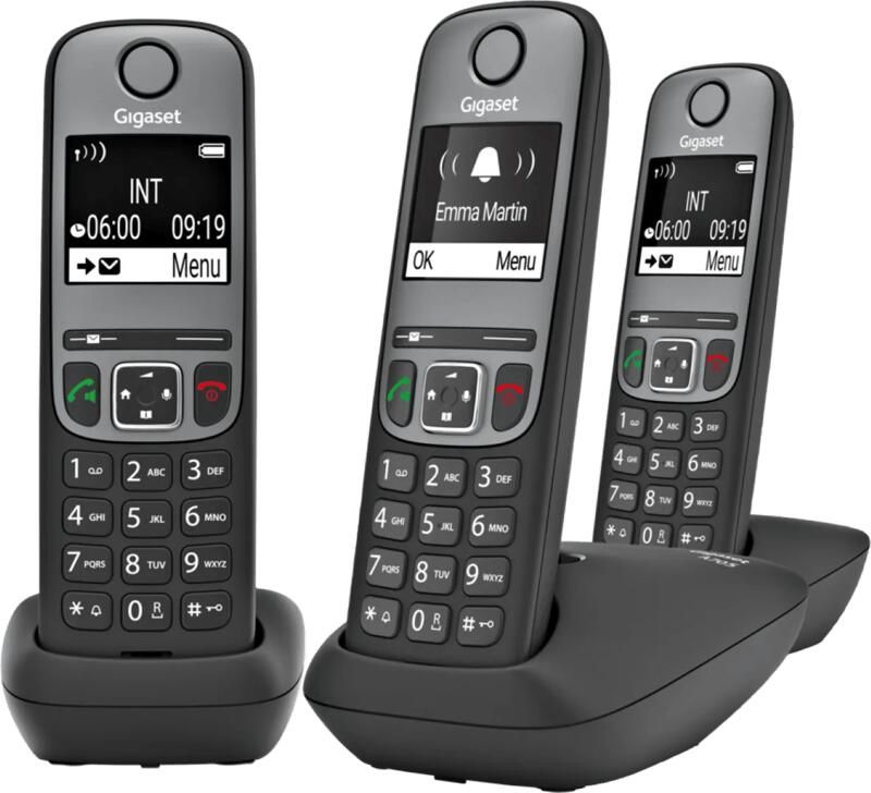 Gigaset A705 Trio Zwart | Smartphones tablets en meer | 4250366867496