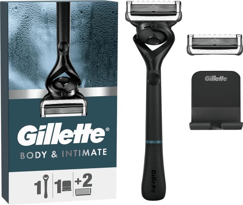 Gillette midpack Gillette Intimate scheermes voor intieme zone scheersysteem + 2 navulmesjes