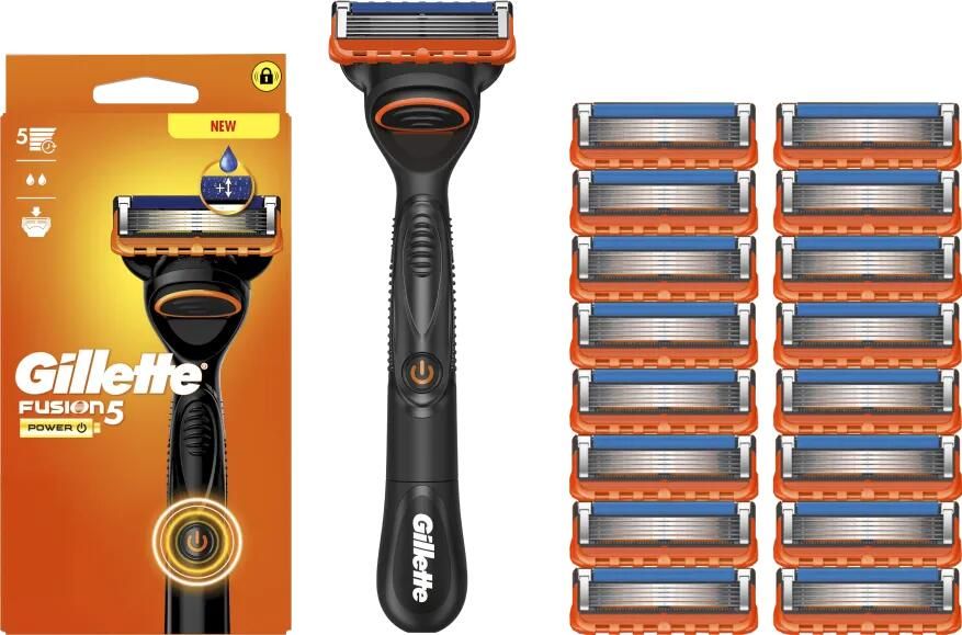 Gillette Fusion5 Power + 17 navulmesjes