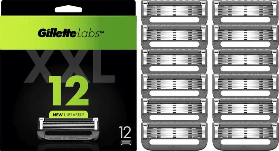 Gillette Labs Navulmesjes (12 stuks)